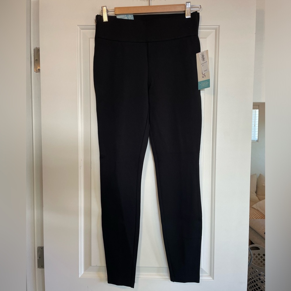 Old Navy Sculpt Point Pants with side zippers (size: S, black, 2 pair)